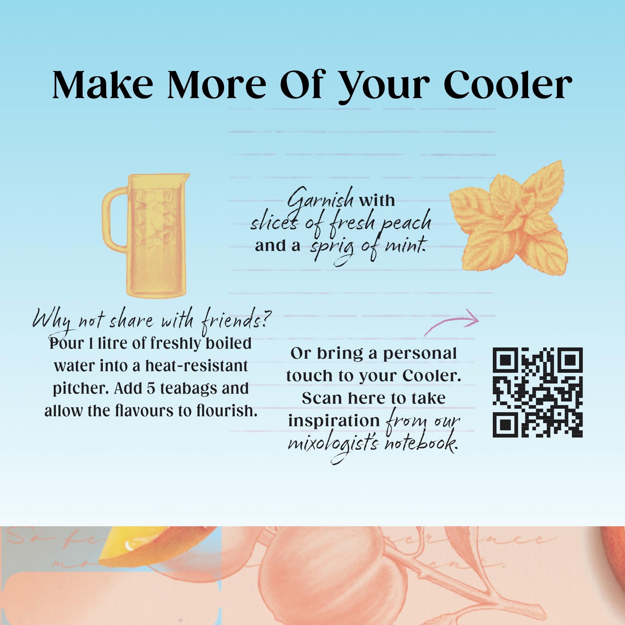 Twinings Peach Cooler tea bags 20 count (British brand)