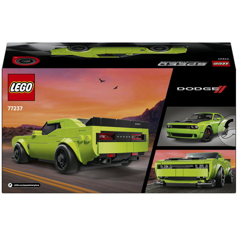 LEGO Speed Champions Dodge Challenger SRT Hellcat building toy set, UK version
