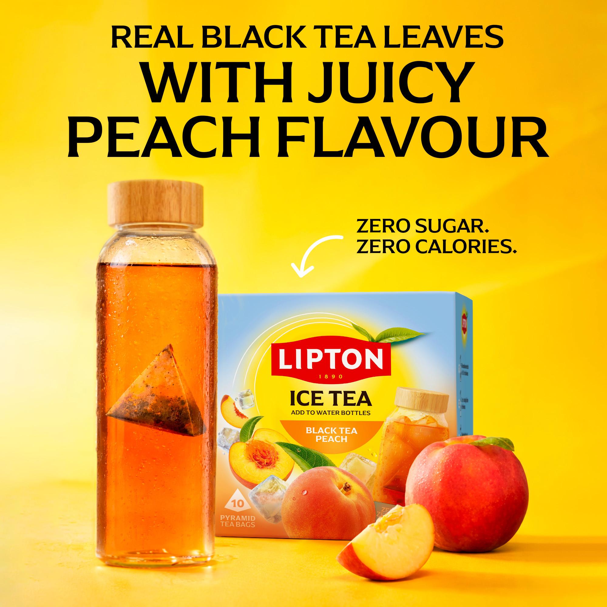 Lipton peach ice tea bags 10 x 3.5g, UK version
