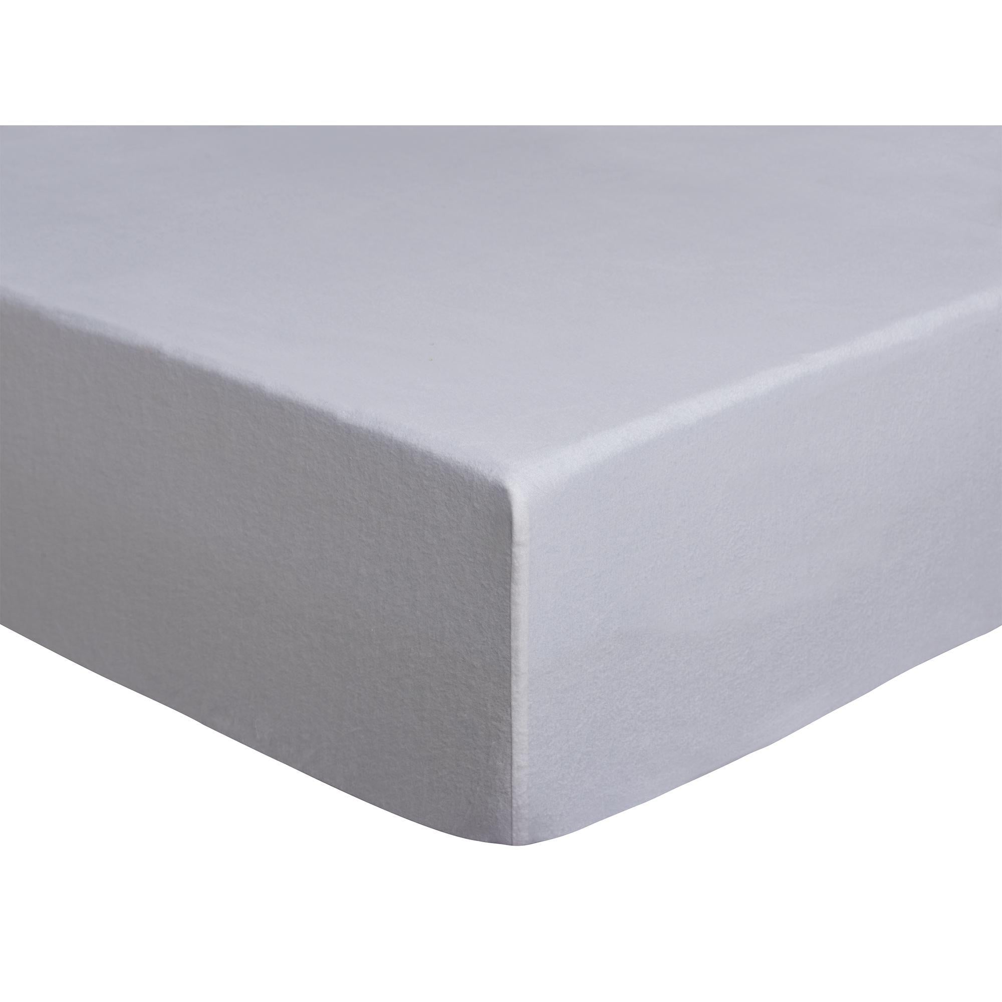 Habitat cotton brushed fitted sheet white single, UK version