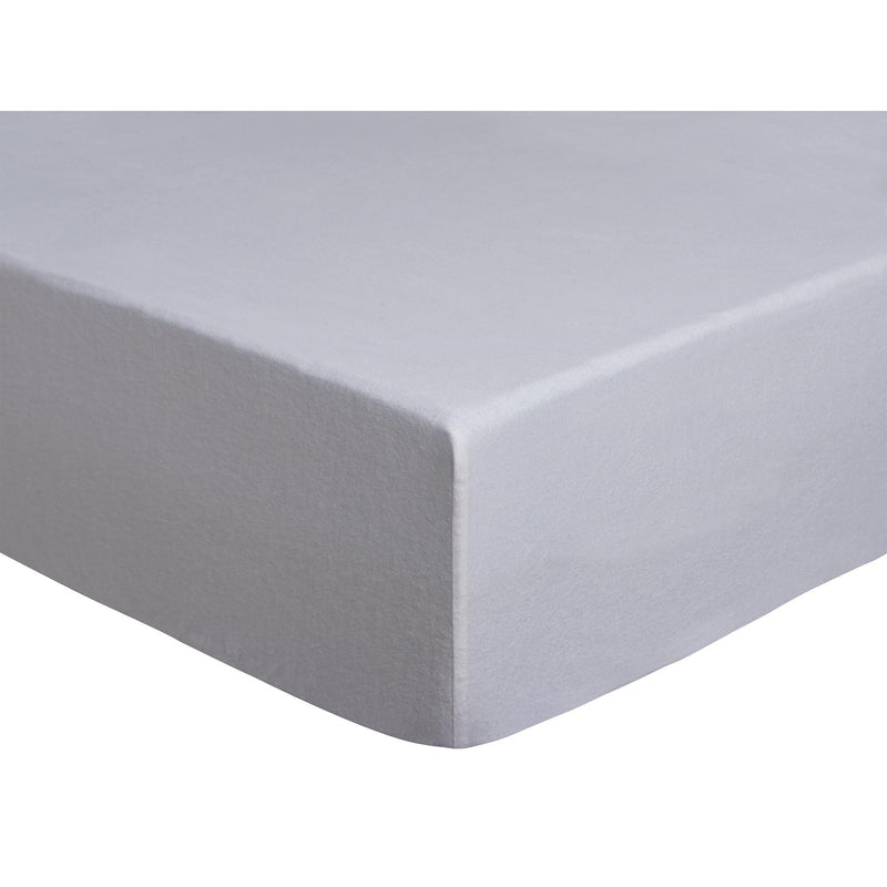 Habitat cotton brushed fitted sheet white single, UK version
