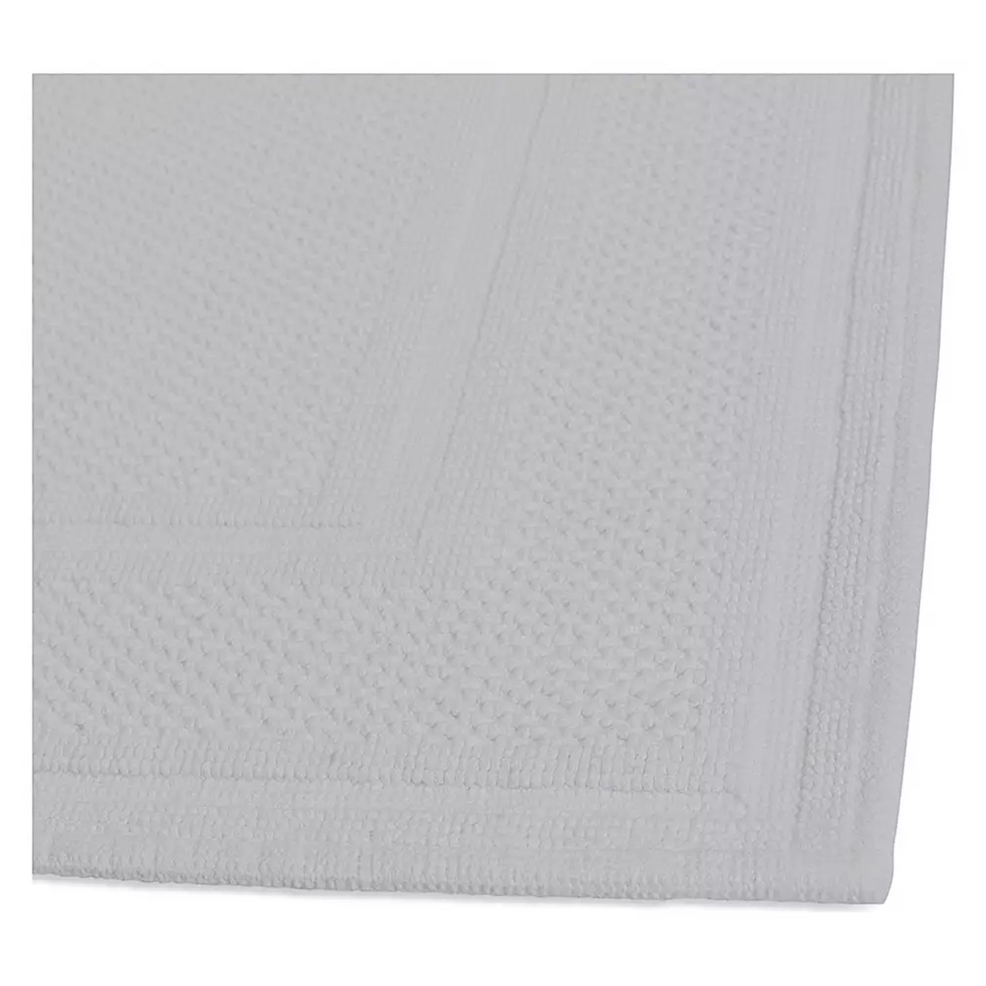 Habitat Cotton Textured Bath Mat Dove Grey 80x50cm, UK version