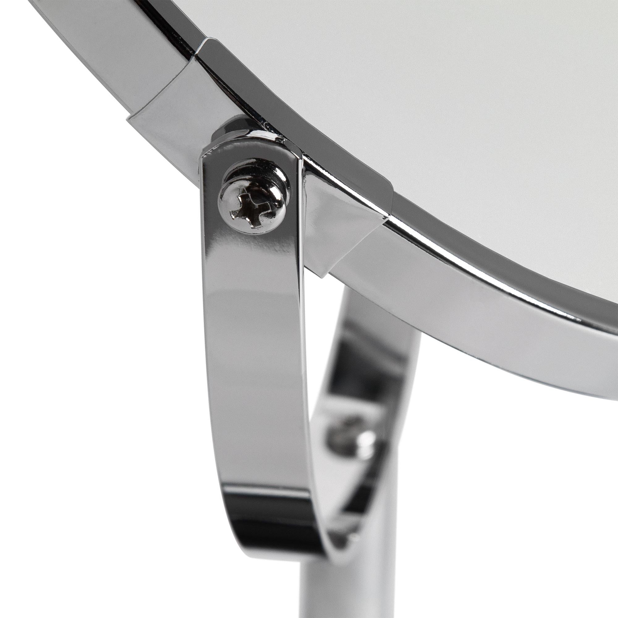Sainsbury's Home chrome pedestal mirror with tray - British brand