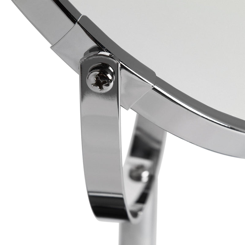 Sainsbury's Home chrome pedestal mirror with tray - British brand