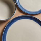 Habitat Artisan Stripe Side Plate Blue 22.5cm, UK version