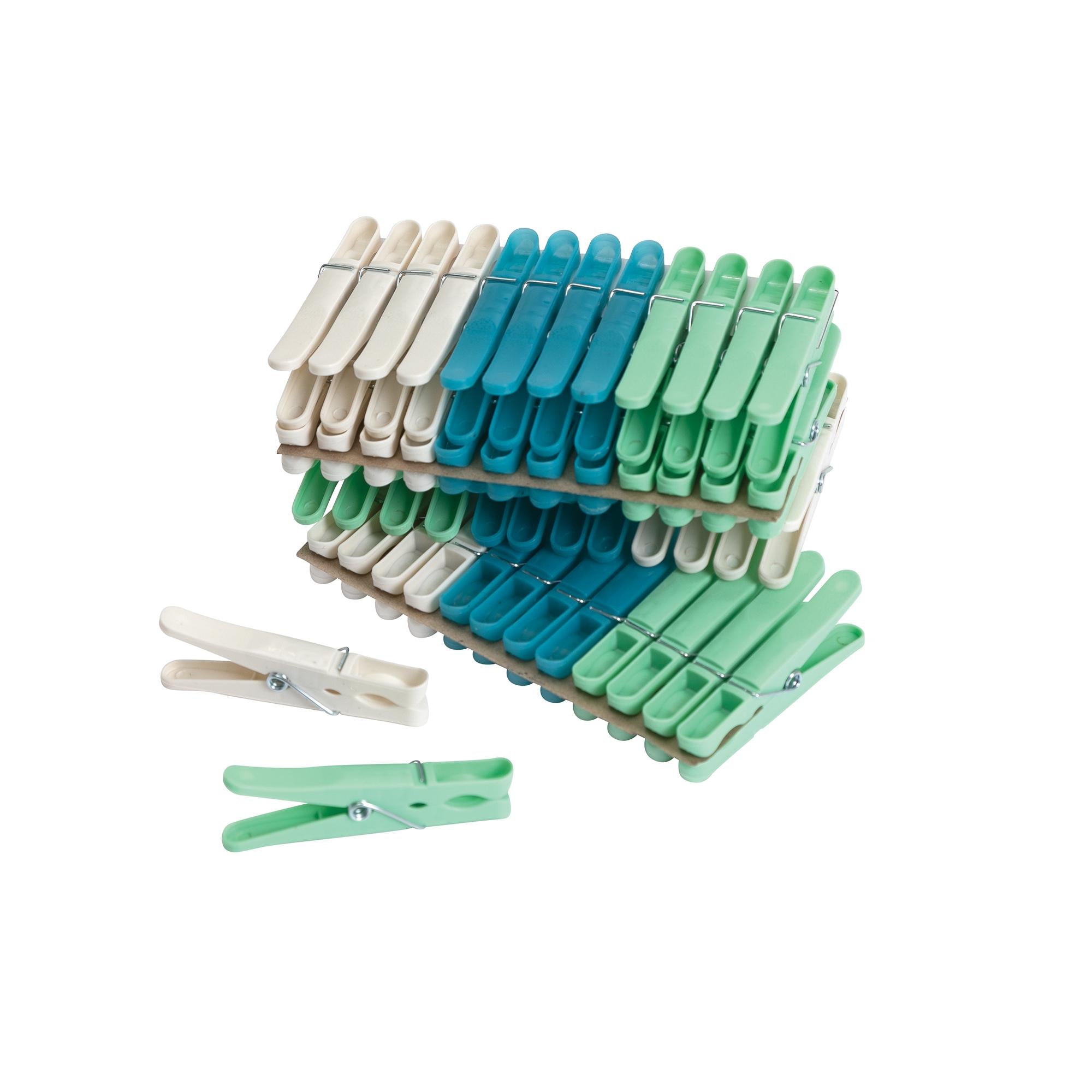Sainsbury's Home Recycled Plastic Clothes Pegs Multicoloured 50 Pack (British brand)