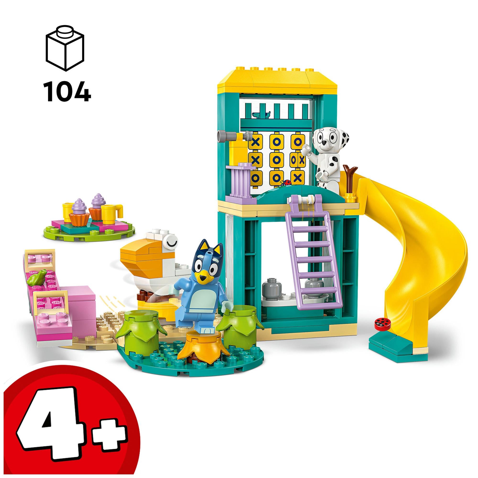 LEGO Bluey Playground Fun with Bluey and Chloe minifigures - British product