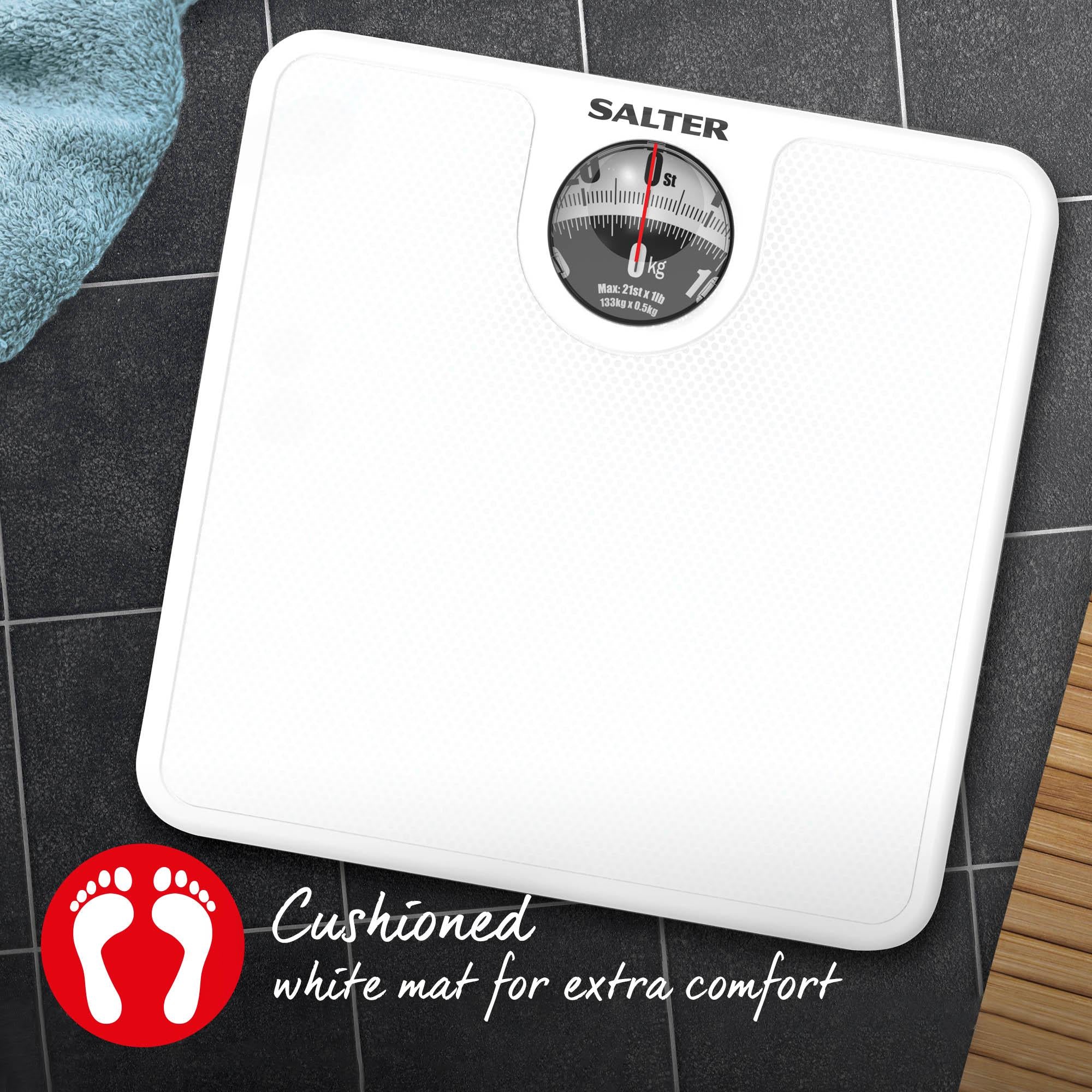 Salter magnifying mechanical bathroom scale, UK version