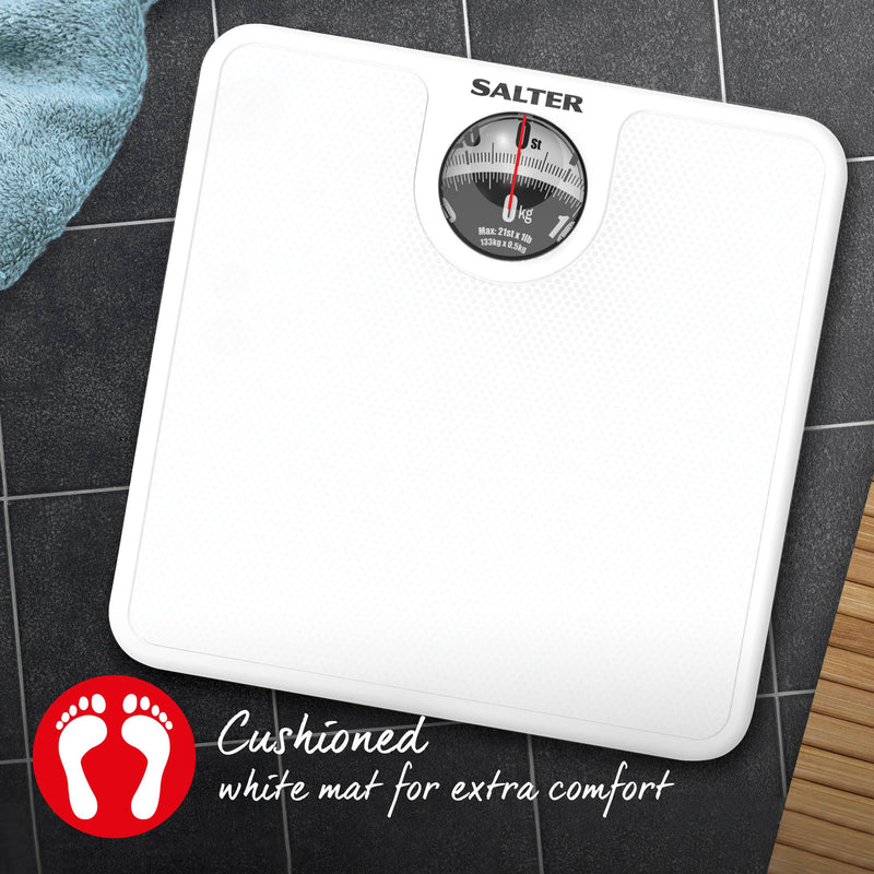 Salter magnifying mechanical bathroom scale, UK version