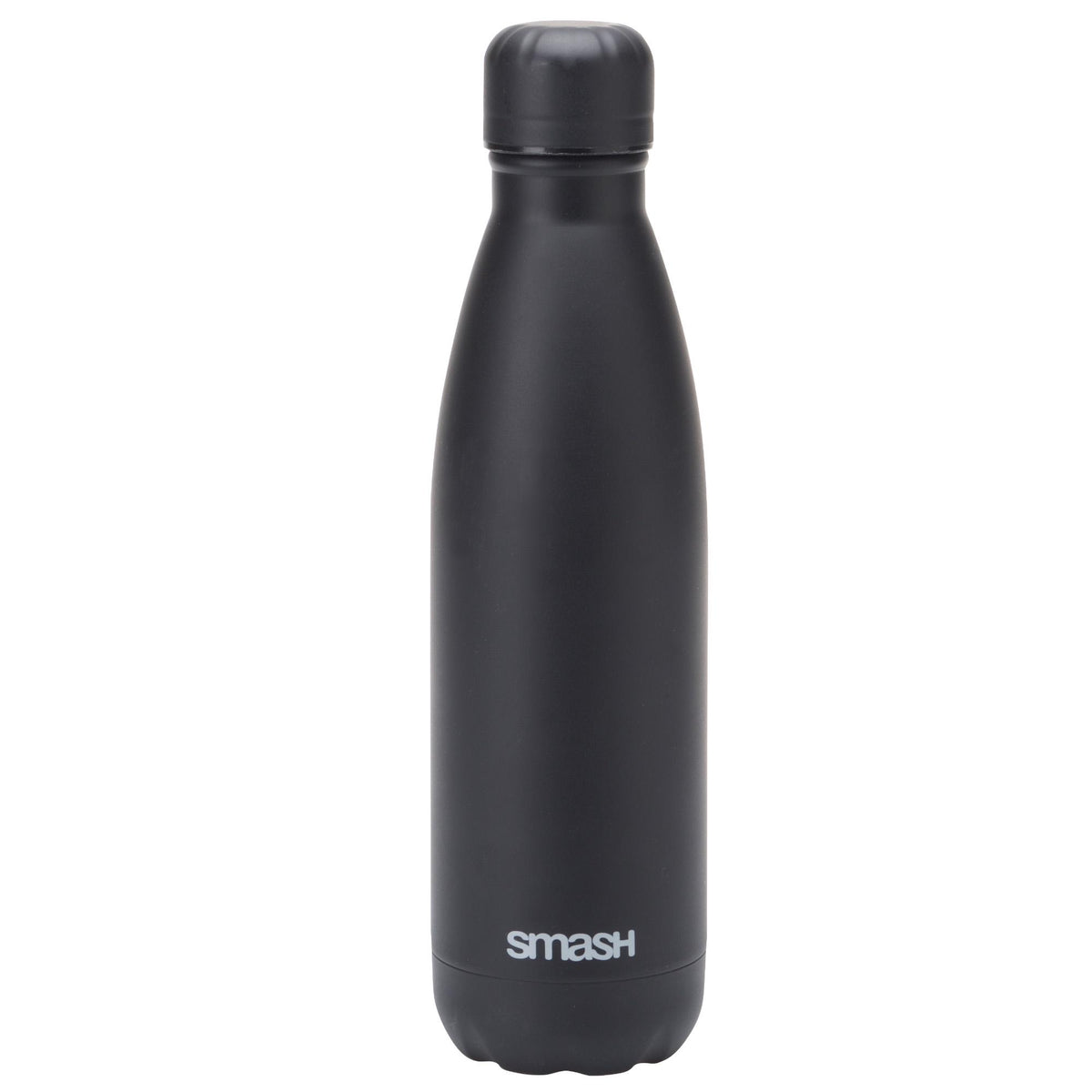Smash Black Stainless Steel Bottle 500ml (British brand)