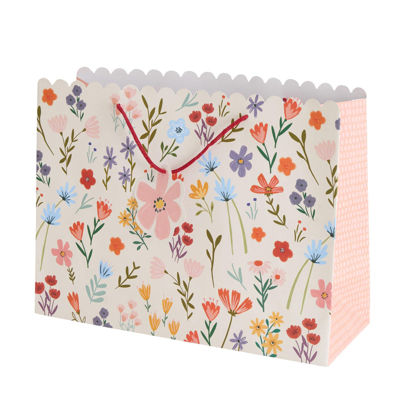 Sainsbury's Wild Flowers XL gift bag, imported from the UK
