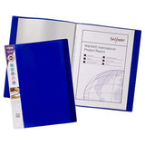 Snopake A4 display book 24 pockets blue, imported from the UK