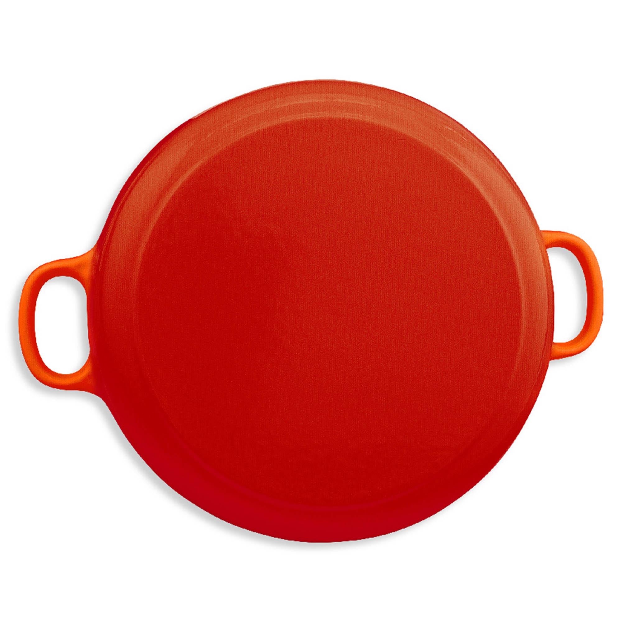 Habitat Cast Iron Casserole Dish Orange 3.3 Litre, UK version