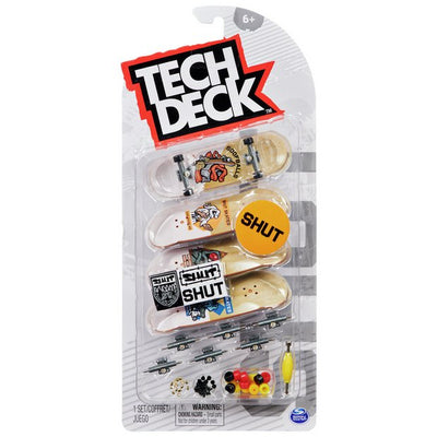 Tech Deck Ultra Deluxe Fingerboard Pack mit 4 Finger-Skateboard-Spielzeugen