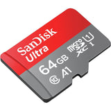 SanDisk Ultra 64GB microSDXC memory card, UK version