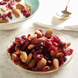Dried cranberries and almonds vegan snack mix 180g, imported from the UK