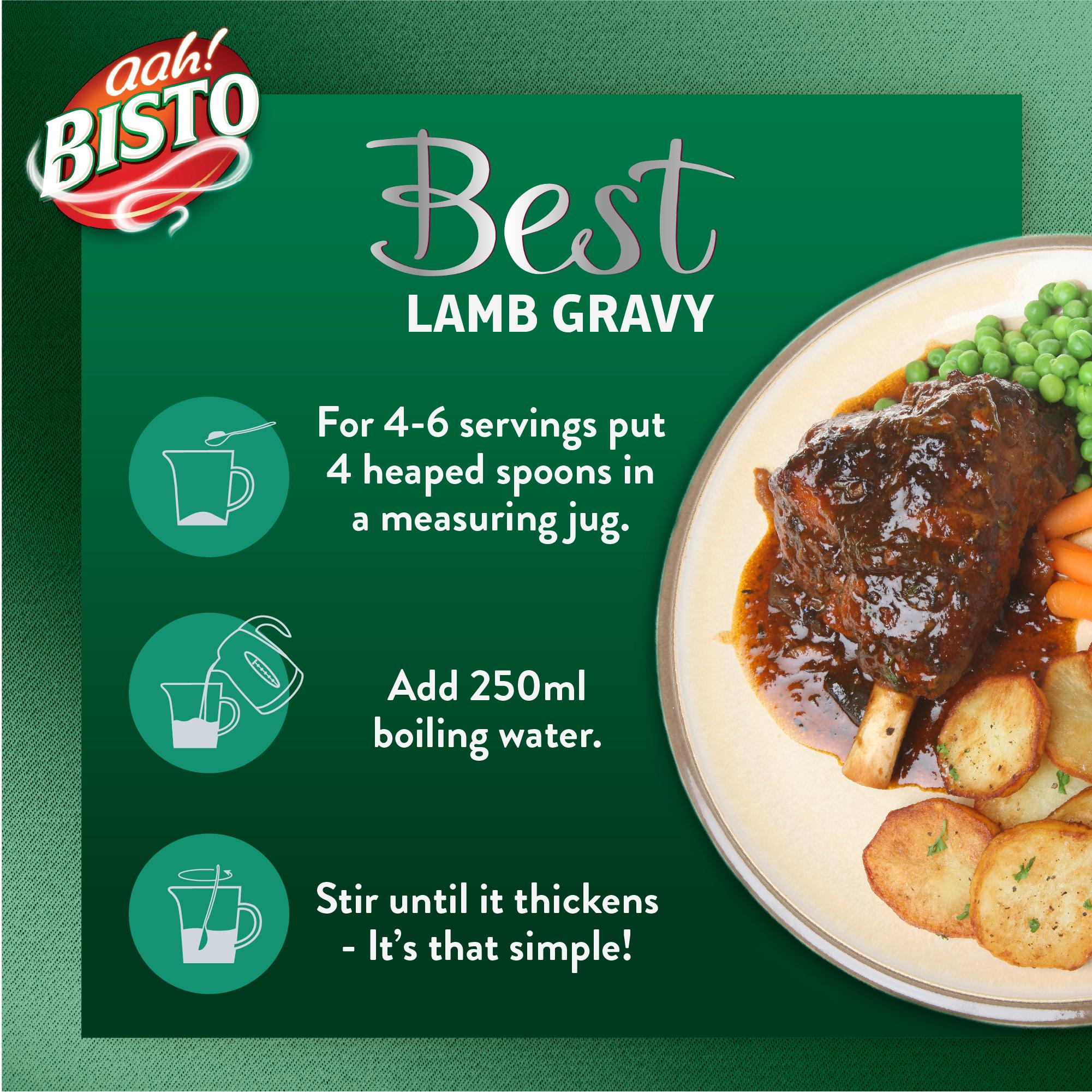Bisto Best Lamb Gravy Granules 230g - British product