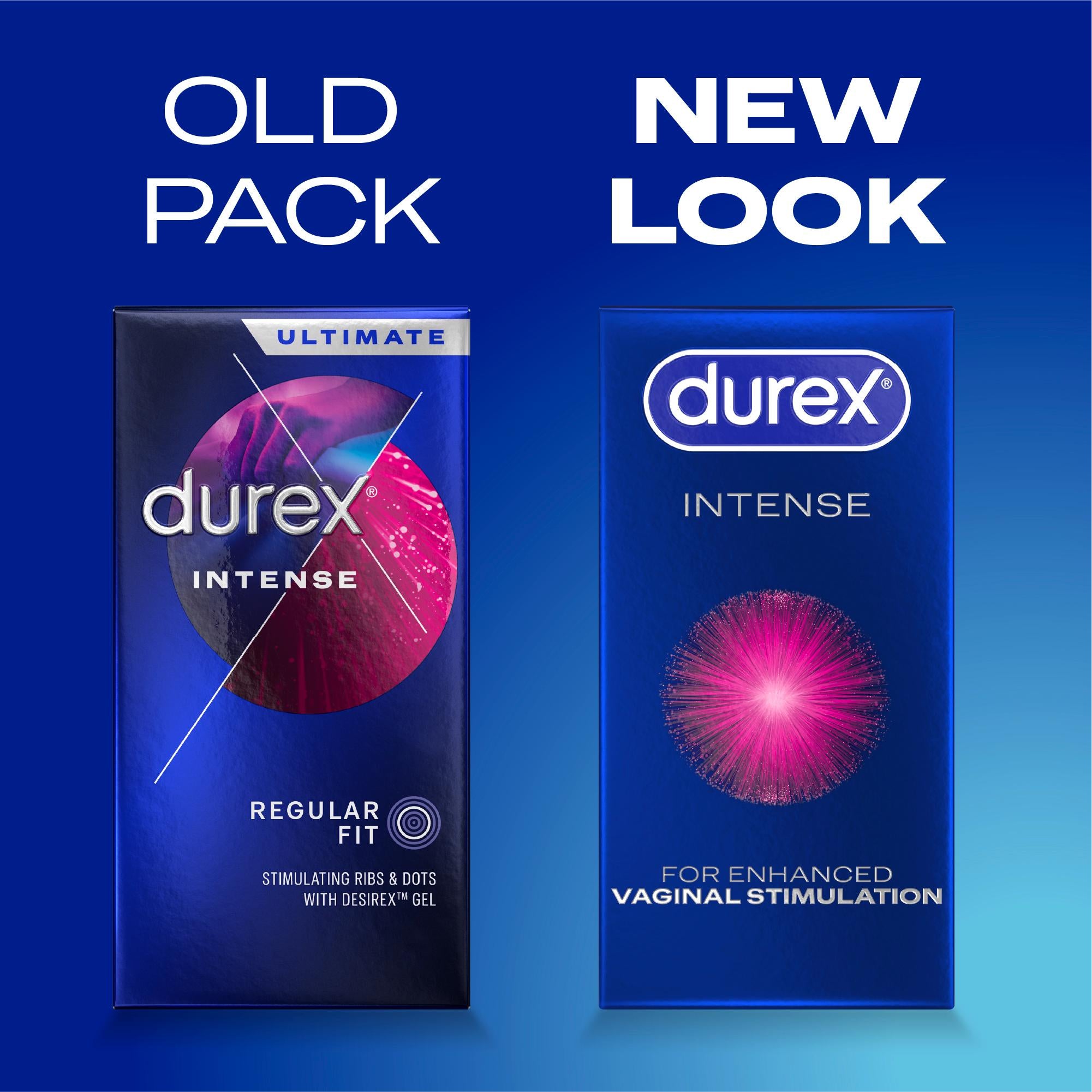 Durex Feel Intense condoms 10 pack, imported from the UK