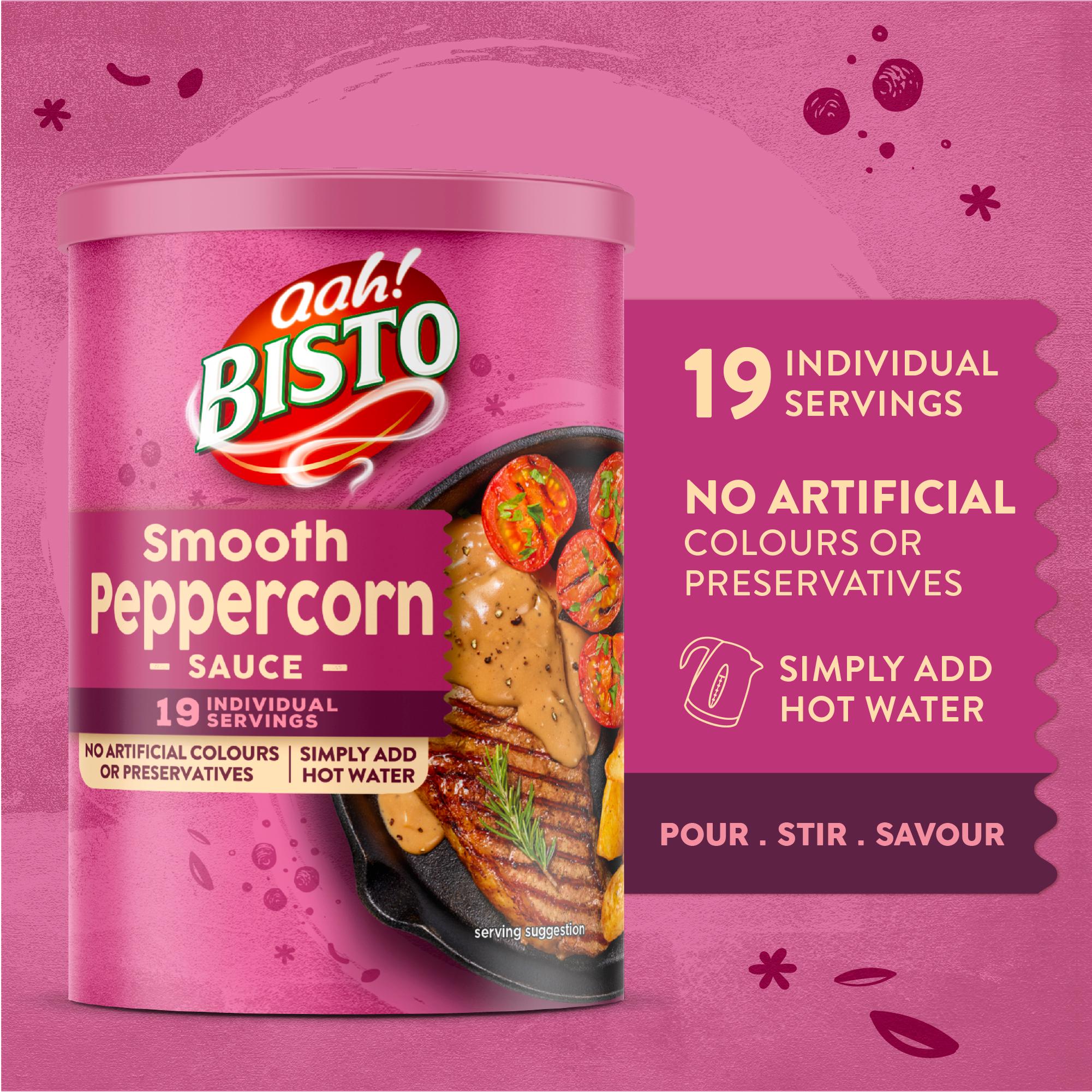Bisto smooth peppercorn sauce mix - British product
