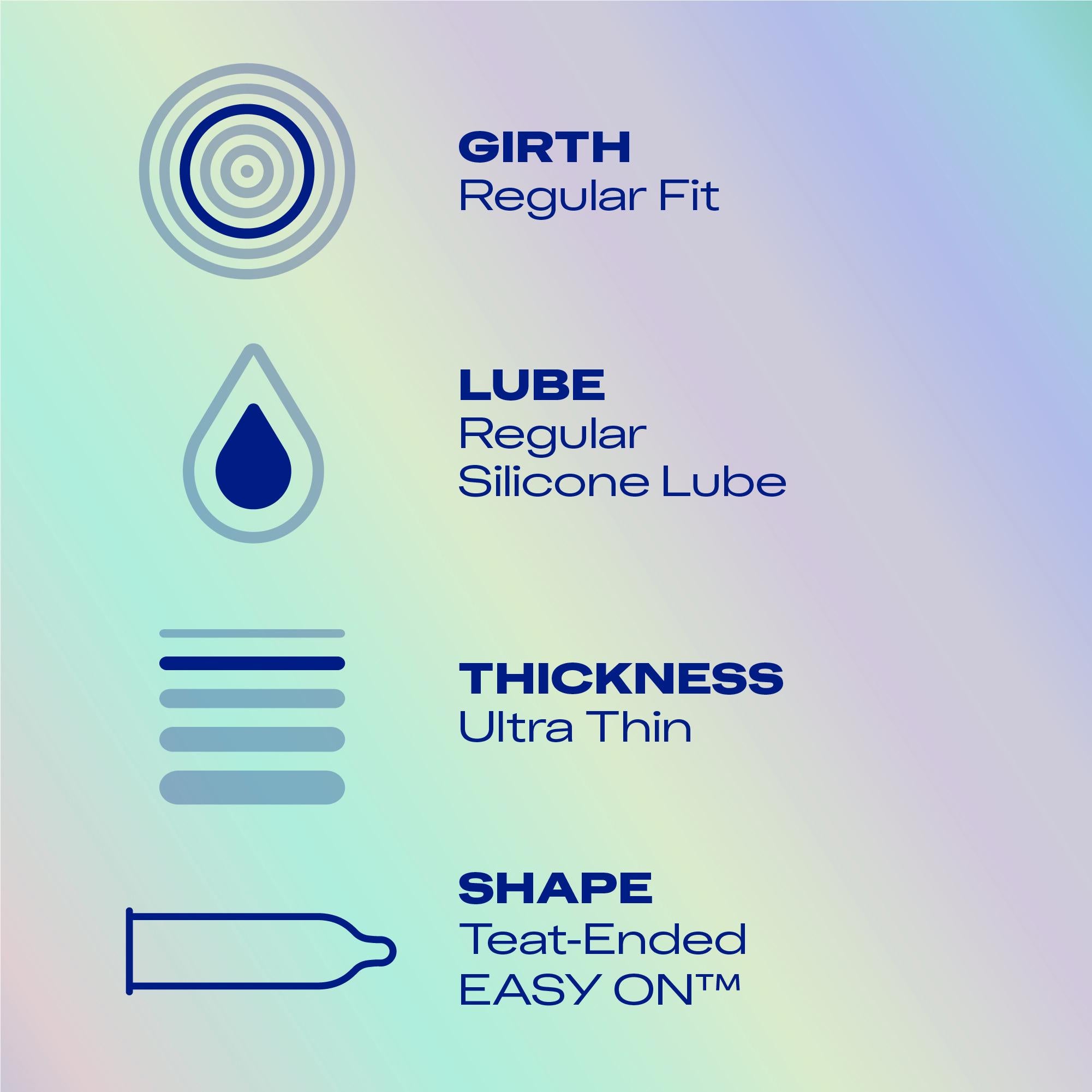 Durex Nude Extra Lube Condoms 10 Pack - British product
