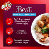 Bisto reduced salt beef gravy granules 230g - British product