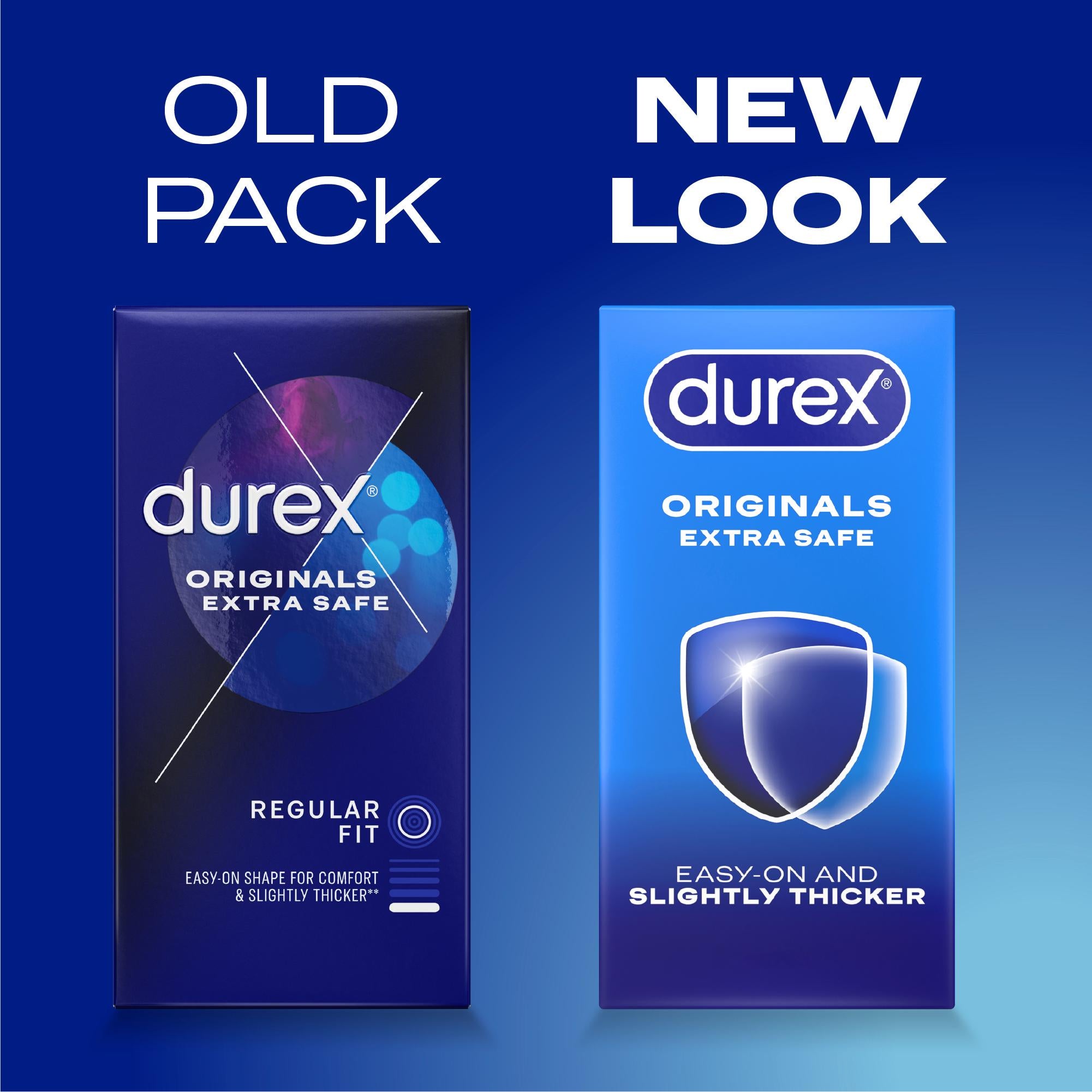 Durex Extra Safe thick condoms x20, imported from the UK