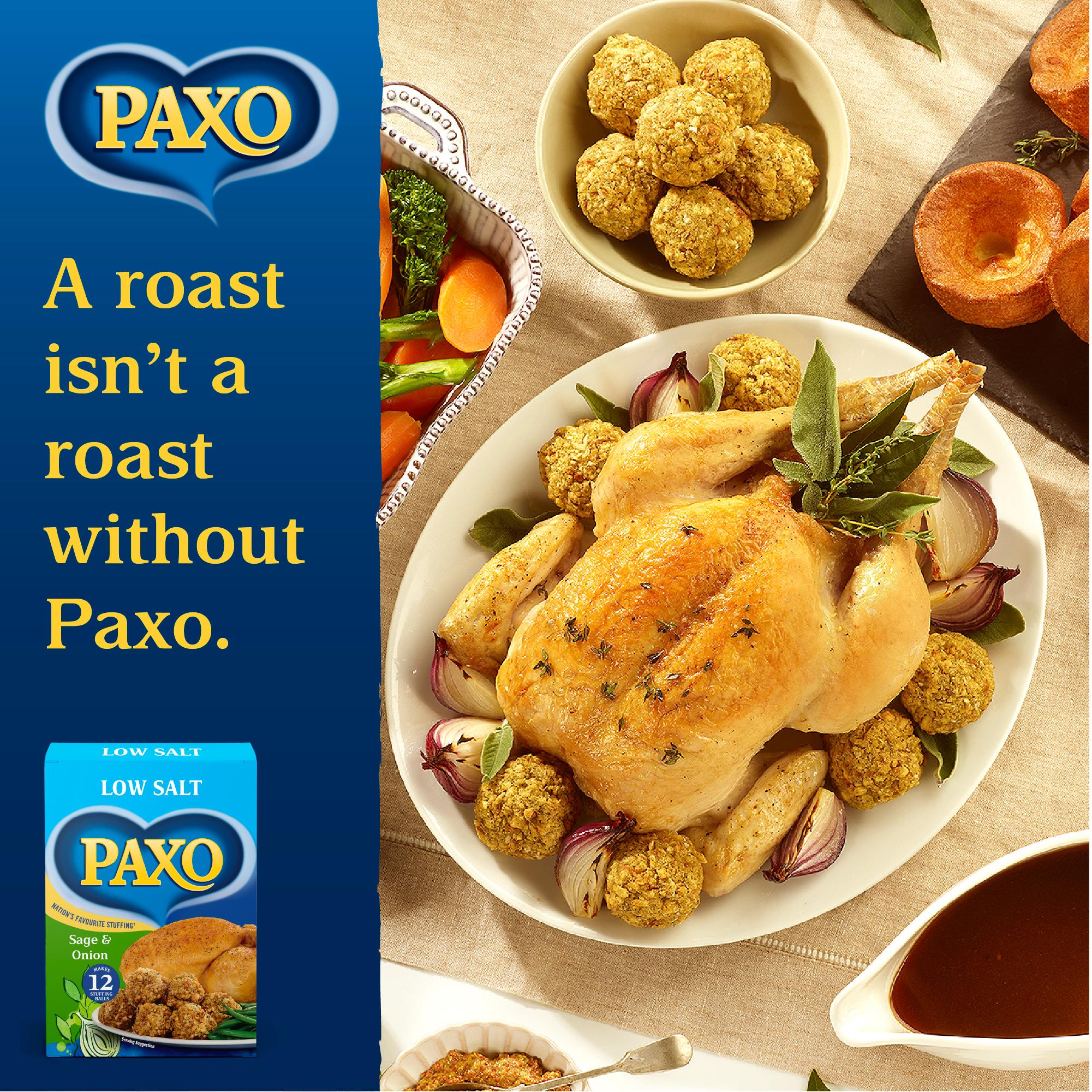 Paxo Sage & Onion Stuffing Mix 170g, imported from the UK