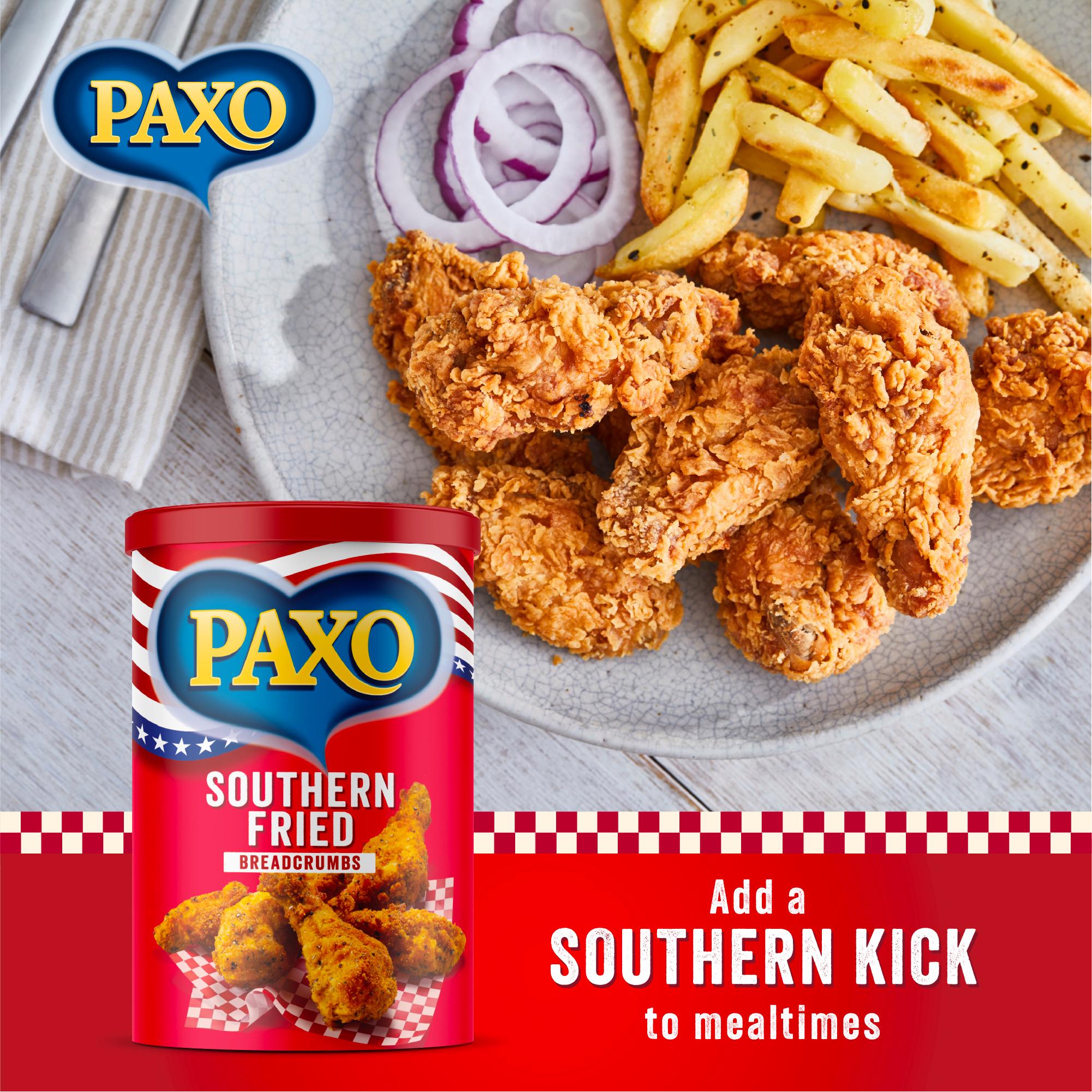 Paxo breadcrumbs southern fried 210g tub - British product