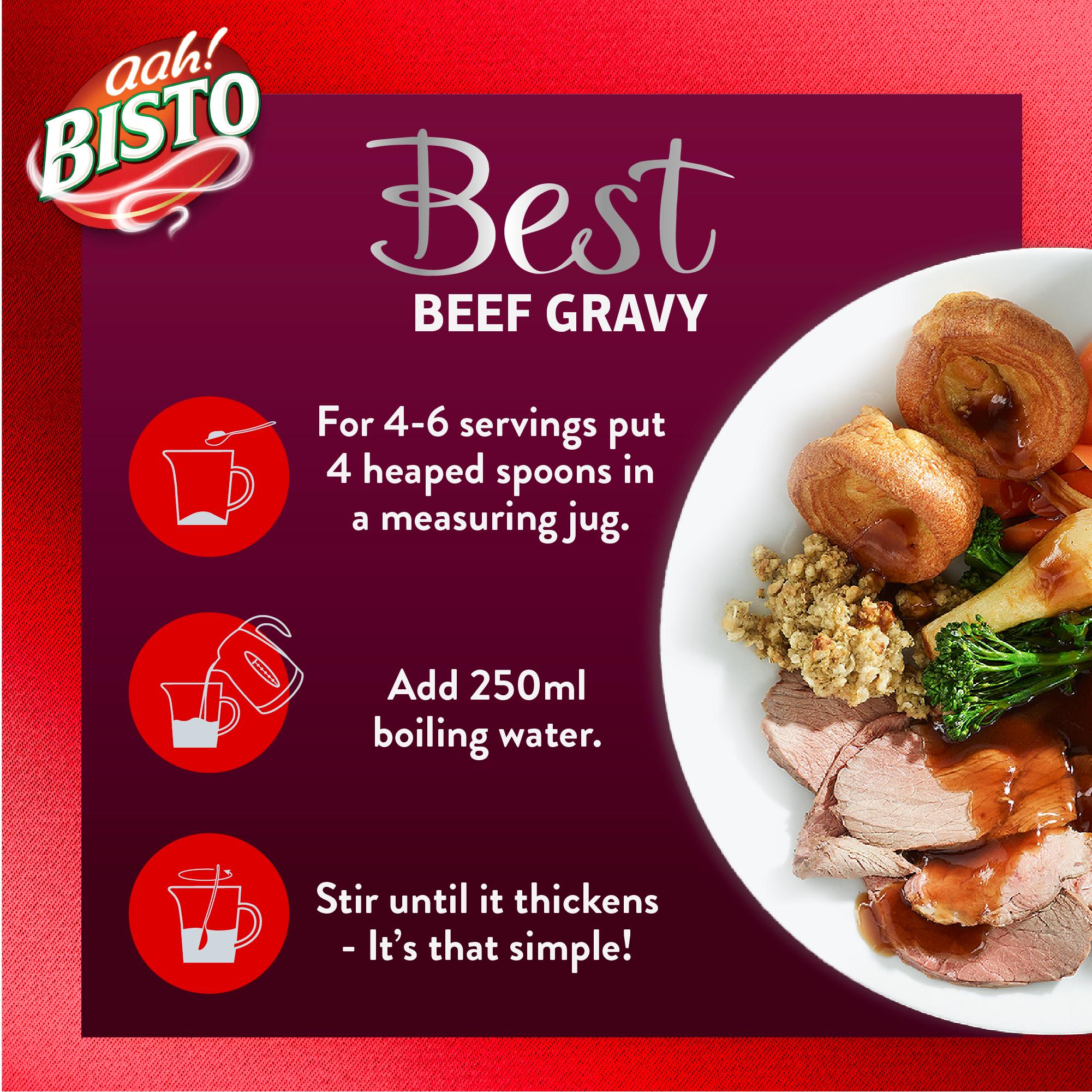 Bisto Best beef gravy granules 230g (British brand)