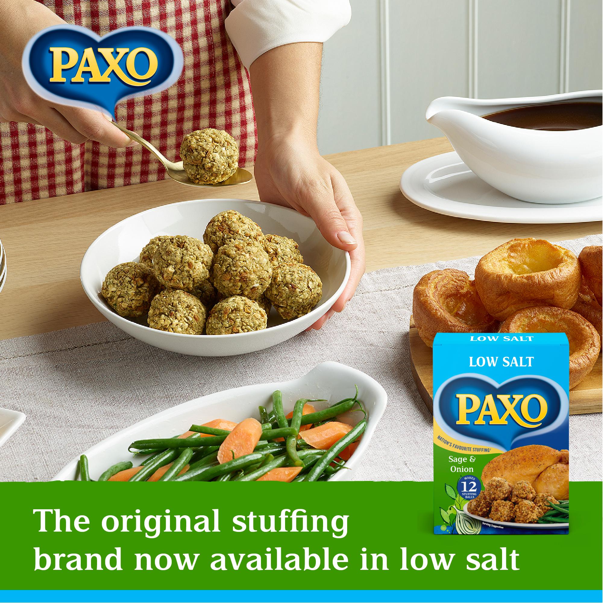 Paxo Sage & Onion Stuffing Mix 170g, imported from the UK