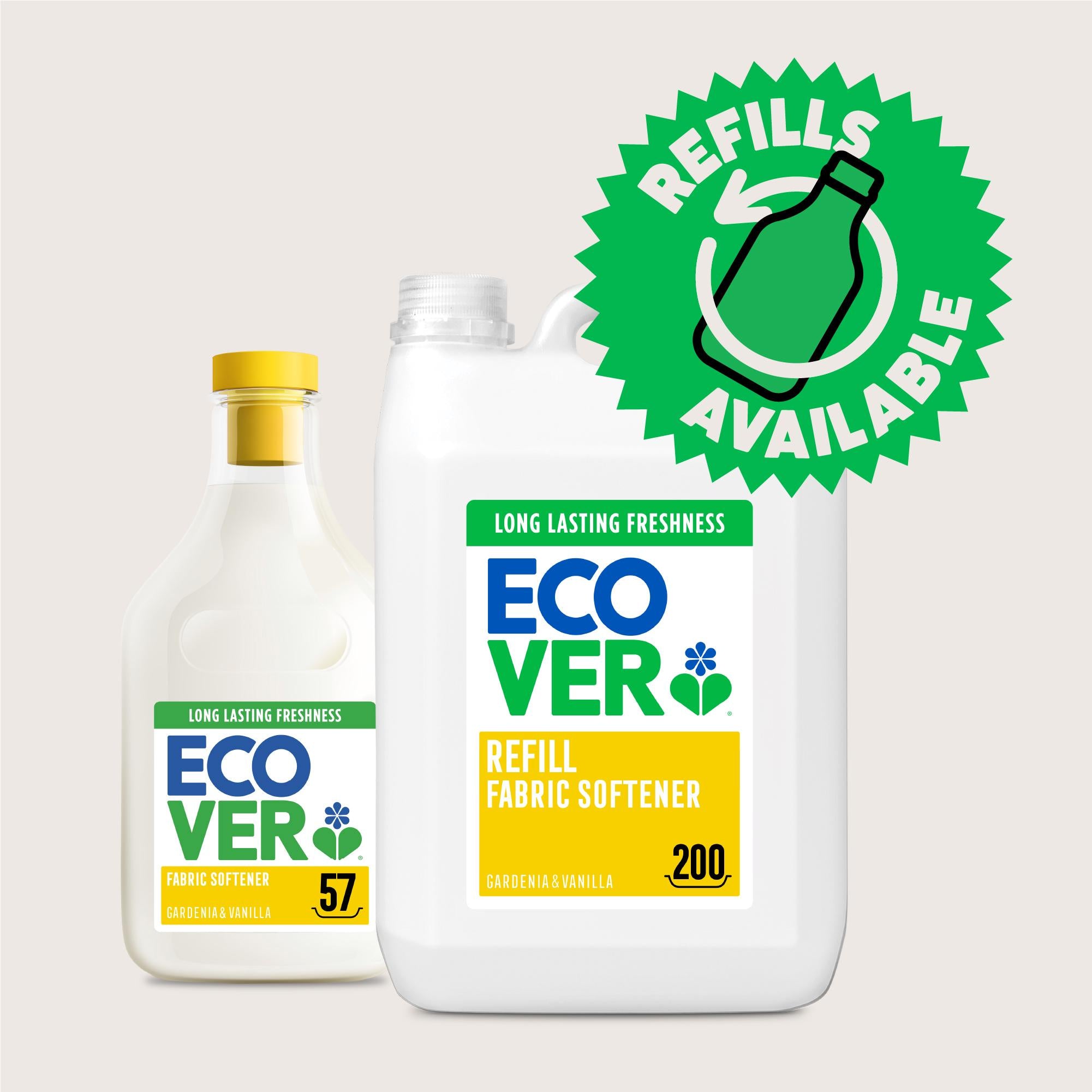 Ecover fabric softener Gardenia & Vanilla 1.43L - British product