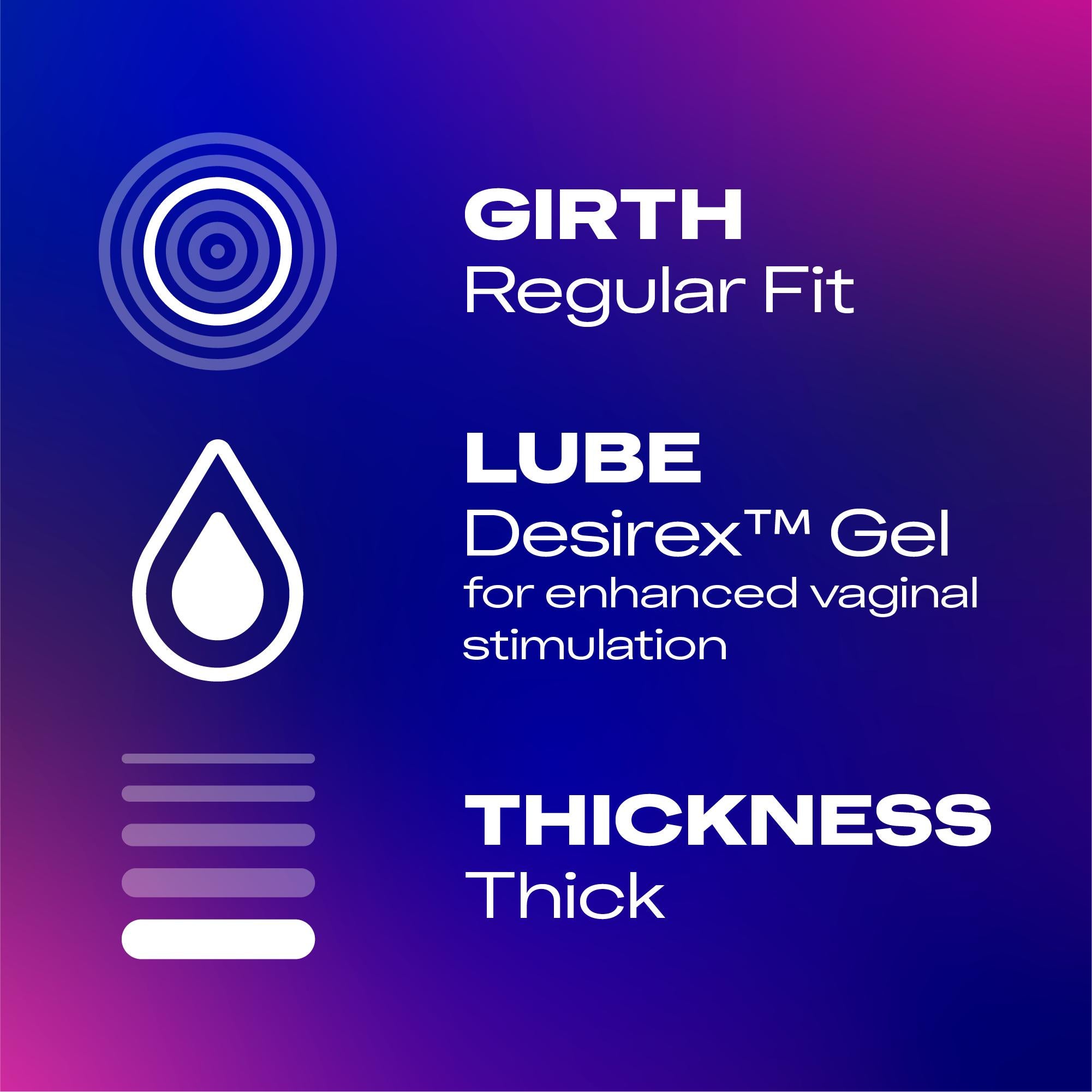 Durex Feel Intense condoms 10 pack, imported from the UK