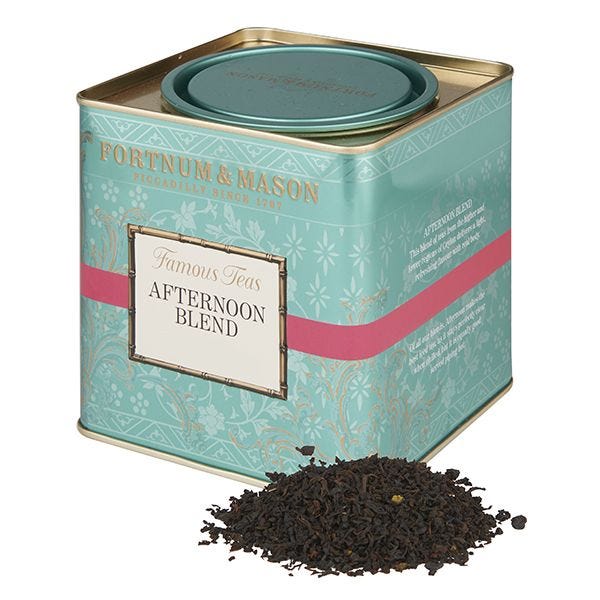 Fortnum's Afternoon Blend loose leaf tea 125g caddy (British brand)