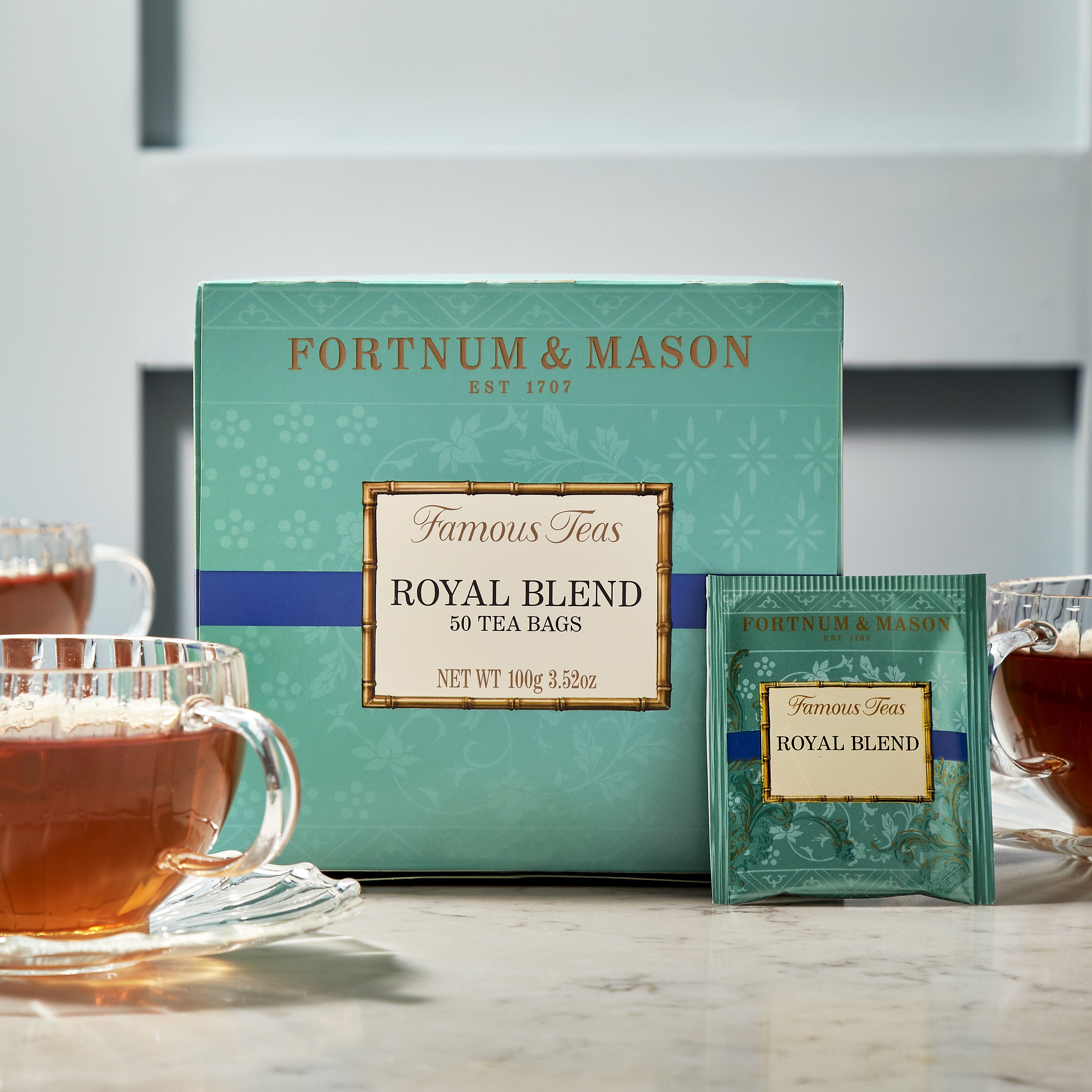 Fortnum's Royal Blend tea 50 bags 100g, imported from the UK