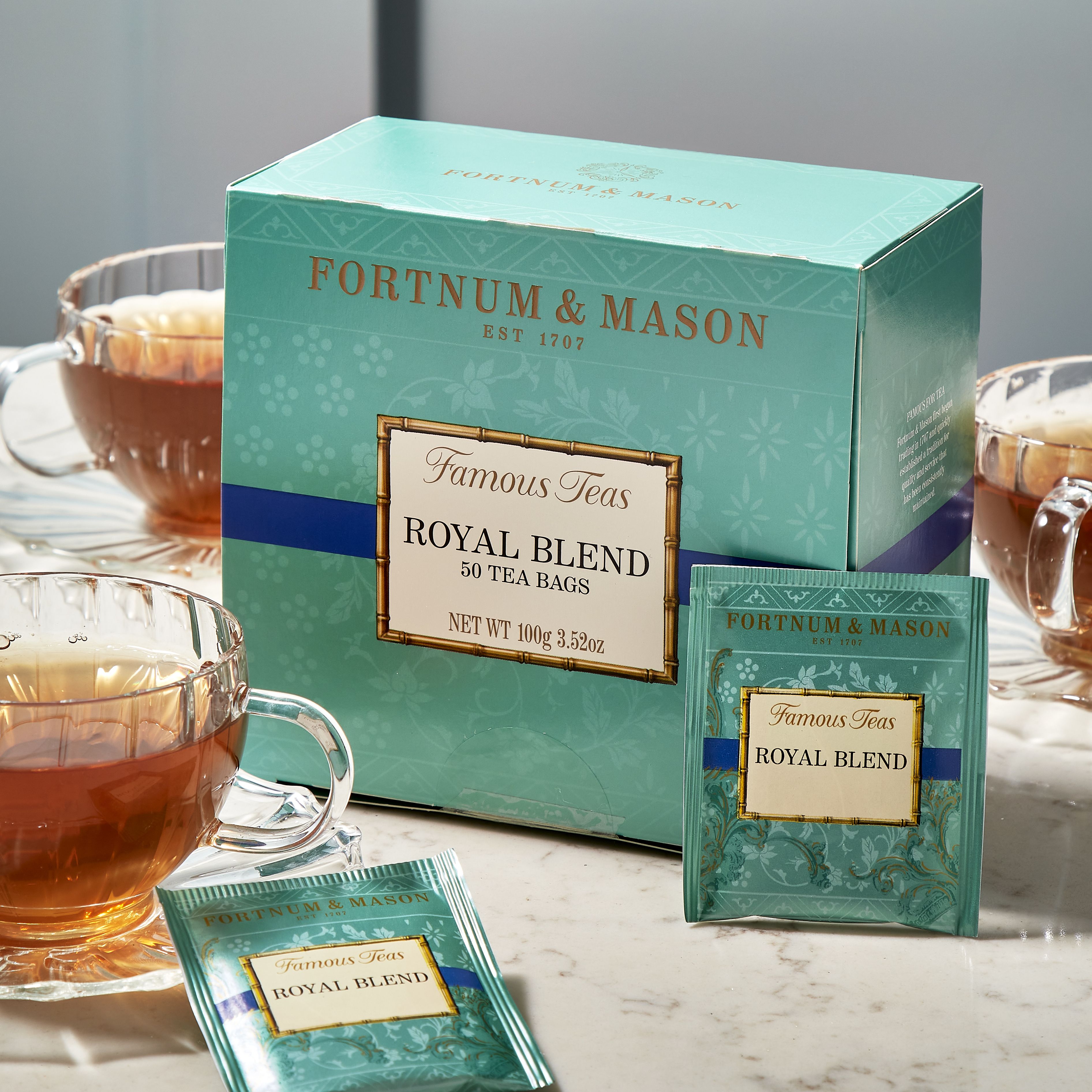 Fortnum's Royal Blend tea 50 bags 100g, imported from the UK