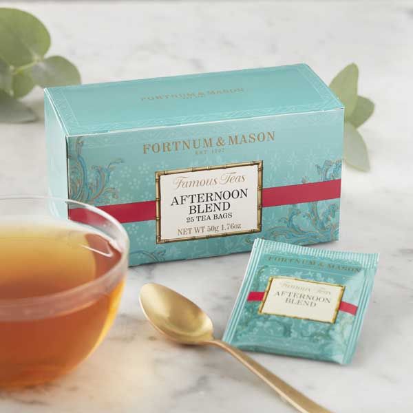 Fortnum and Mason Afternoon Blend tea bags 50g (British brand)