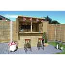 Forest Garden Shiplap Pent Garden Bar 6 x 3ft - British product