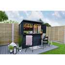 Forest Garden Shiplap Pent Garden Bar - 6 x 3ft