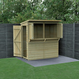 Forest Garden Shiplap Pent Garden Bar 6 x 3ft - British product
