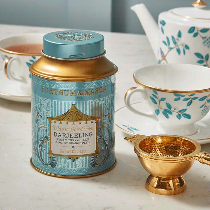 Darjeeling FTGFOP loose leaf tea tin 125g - British product