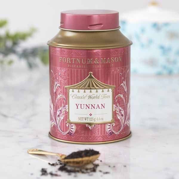 Yunnan loose leaf tea in a 125g tin (British brand)