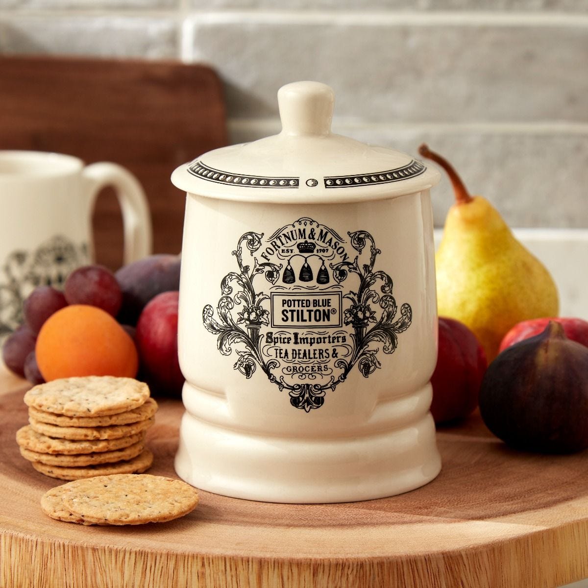 Fortnum & Mason Traditional Potted Stilton cheese 350g, imported from the UK
