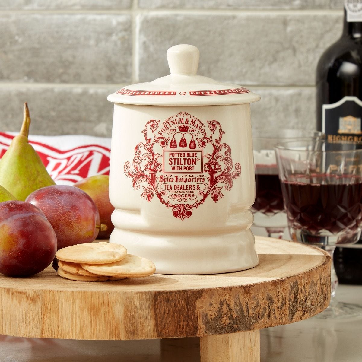 Fortnum & Mason potted Stilton with port 350g, UK version