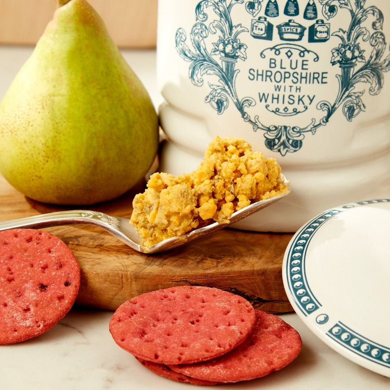 Fortnum & Mason Blue Shropshire cheese with whisky 350g jar, UK version