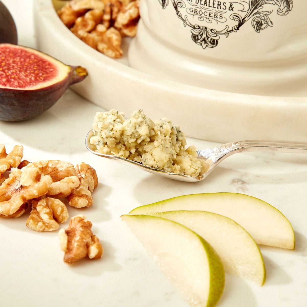 Fortnum & Mason potted Stilton cheese 500g, imported from the UK