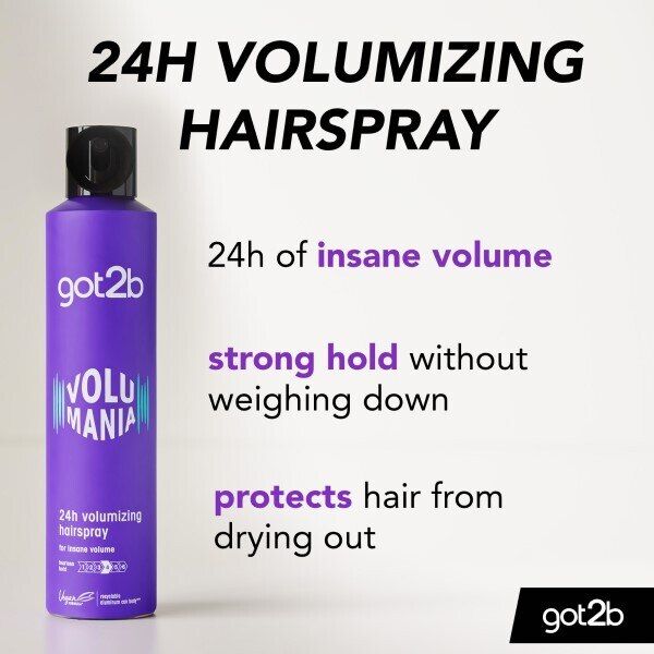 got2b Volume Hairspray Volumania 300ml GOODS Boots   