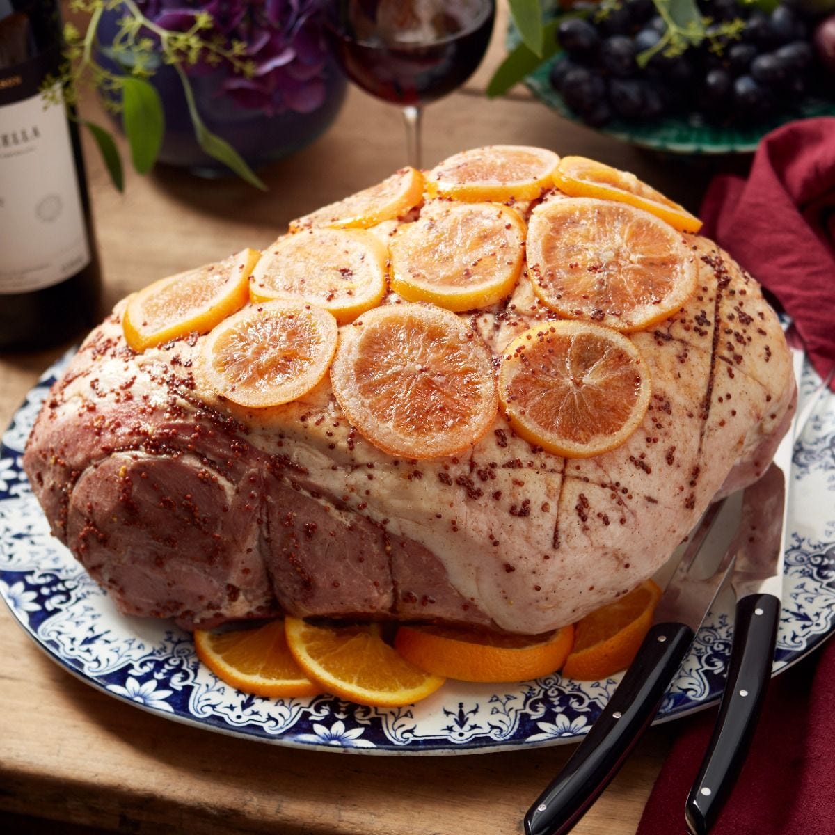 Fortnum's Christmas ham 5kg with clove glaze, imported from the UK