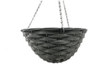 Terrastyle 35cm Rattan Slate Hanging Basket - Set Of 2 GOODS Argos