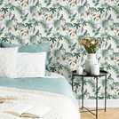 Superfresco Adilah White Wallpaper 52cm x 10m roll (British brand)