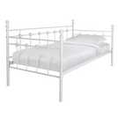 Argos Home Single Metal Bed Frame White - British product